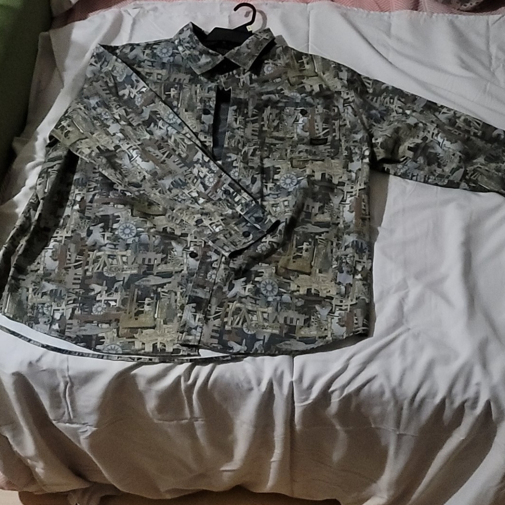 Walls Oilfield Camo work shirt